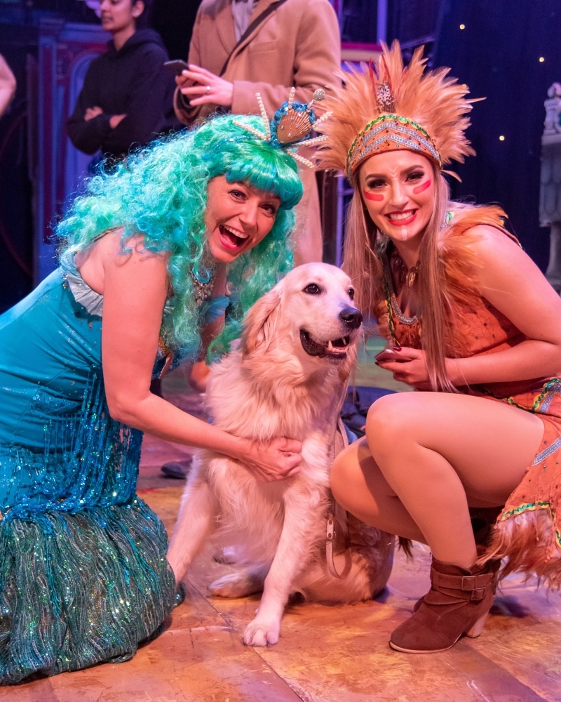 Guide dog puppies train with a trip to Neverland